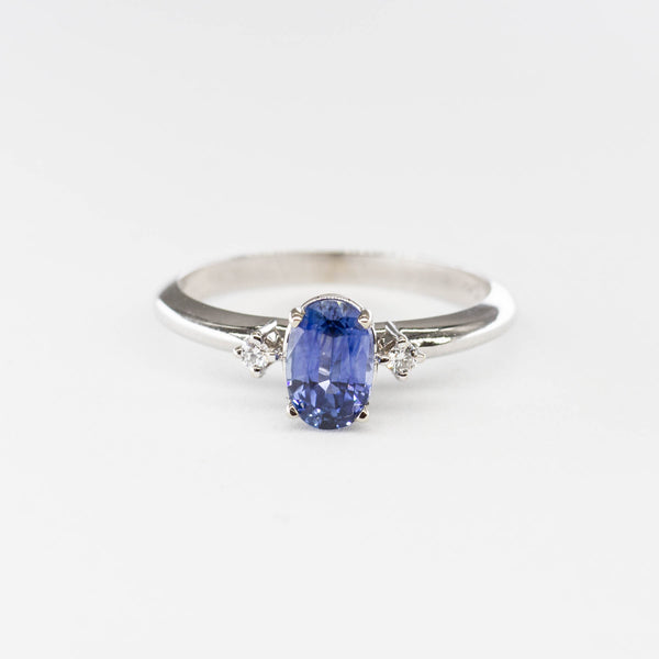100 Ways' Oval Sapphire and Diamond Ring | 1.01ct, 0.04ctw | SZ 6.5 |