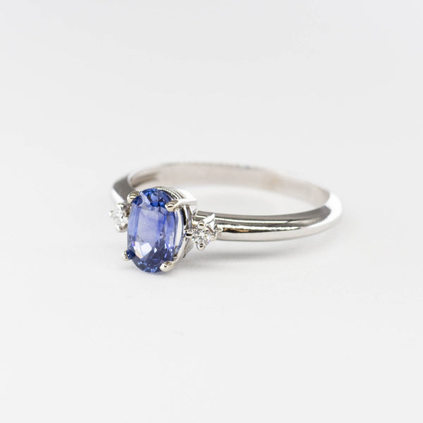 100 Ways' Oval Sapphire and Diamond Ring | 1.01ct, 0.04ctw | SZ 6.5 |