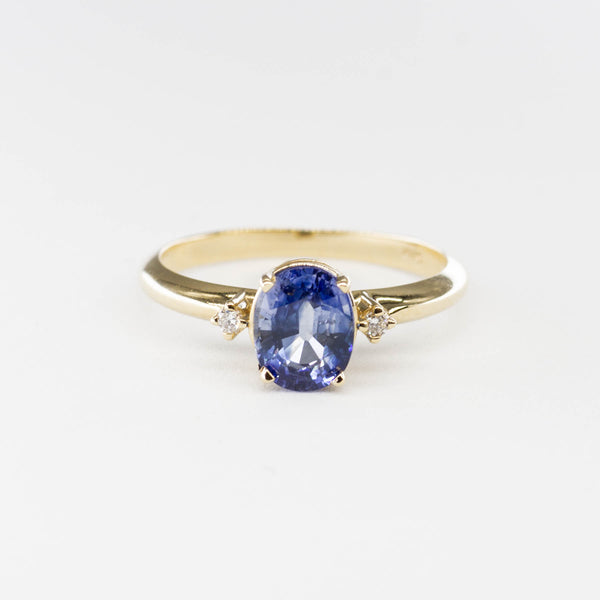 100 Ways' Oval Sapphire and Diamond Ring | 1.45ct, 0.04ctw | SZ 6.75 |
