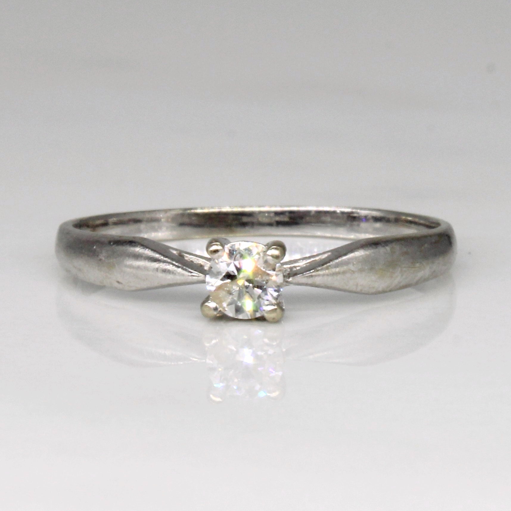 Solitaire Diamond Ring | 0.15ct | SZ 6.75 |