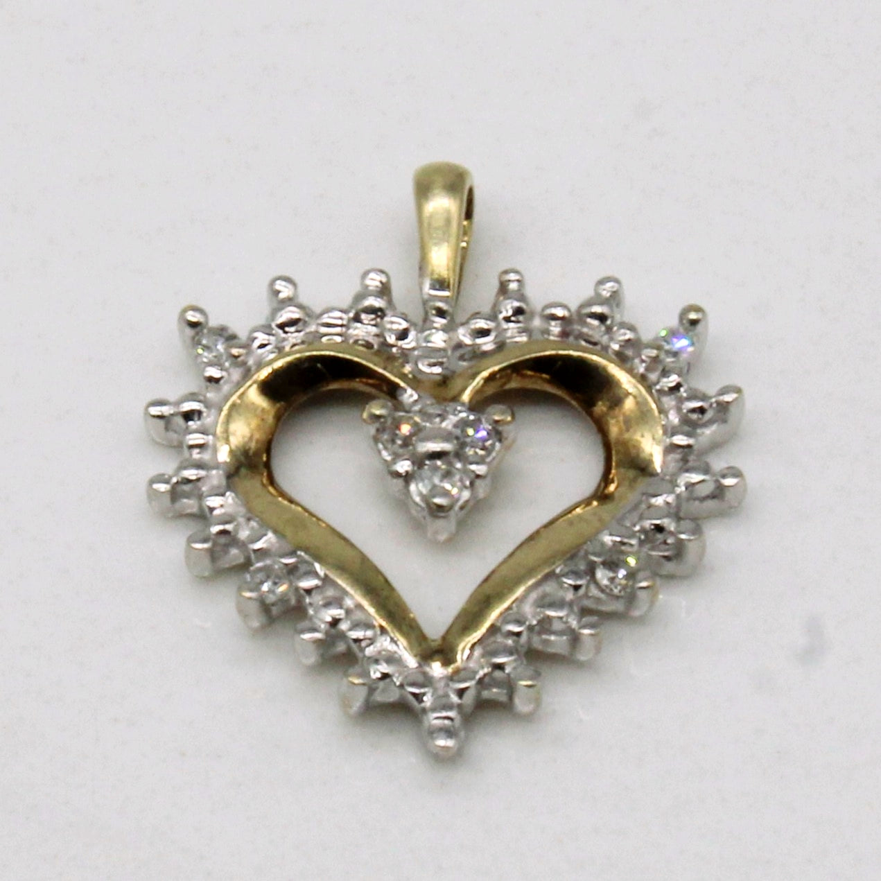 Diamond Heart Pendant | 0.04ctw |