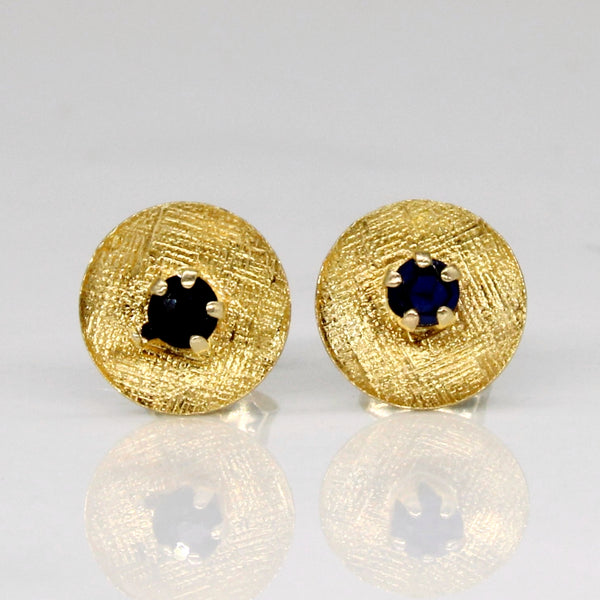 Sapphire Stud Earrings | 0.09ctw |