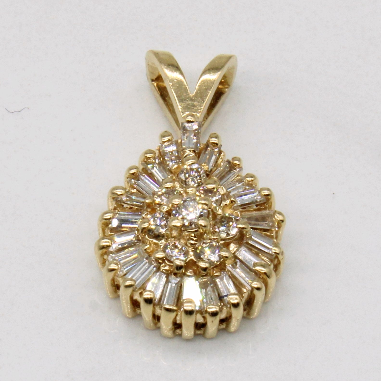 Diamond Cluster Pendant | 0.70ctw |