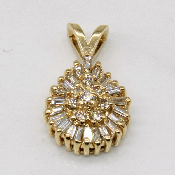 Diamond Cluster Pendant | 0.70ctw |