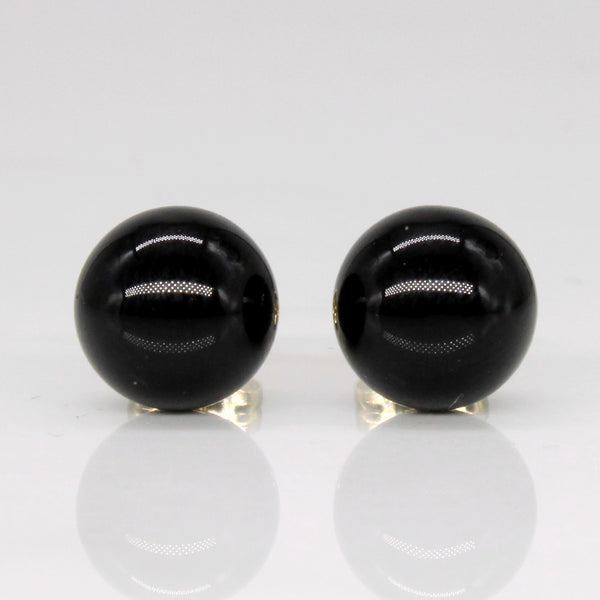 Onyx Sphere Earrings | 5.00ctw |