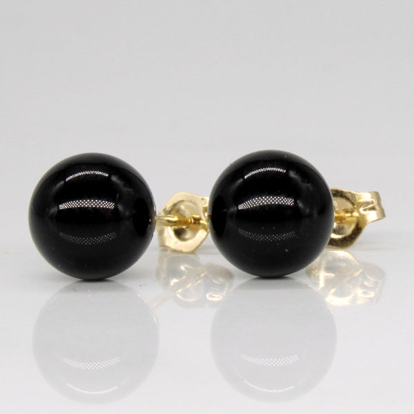 Onyx Sphere Earrings | 5.00ctw |