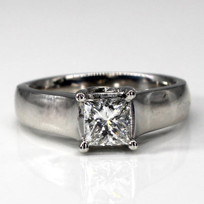 Princess Canadian Diamond Engagement Ring | 0.71ct VS1 H | SZ 5.5 |