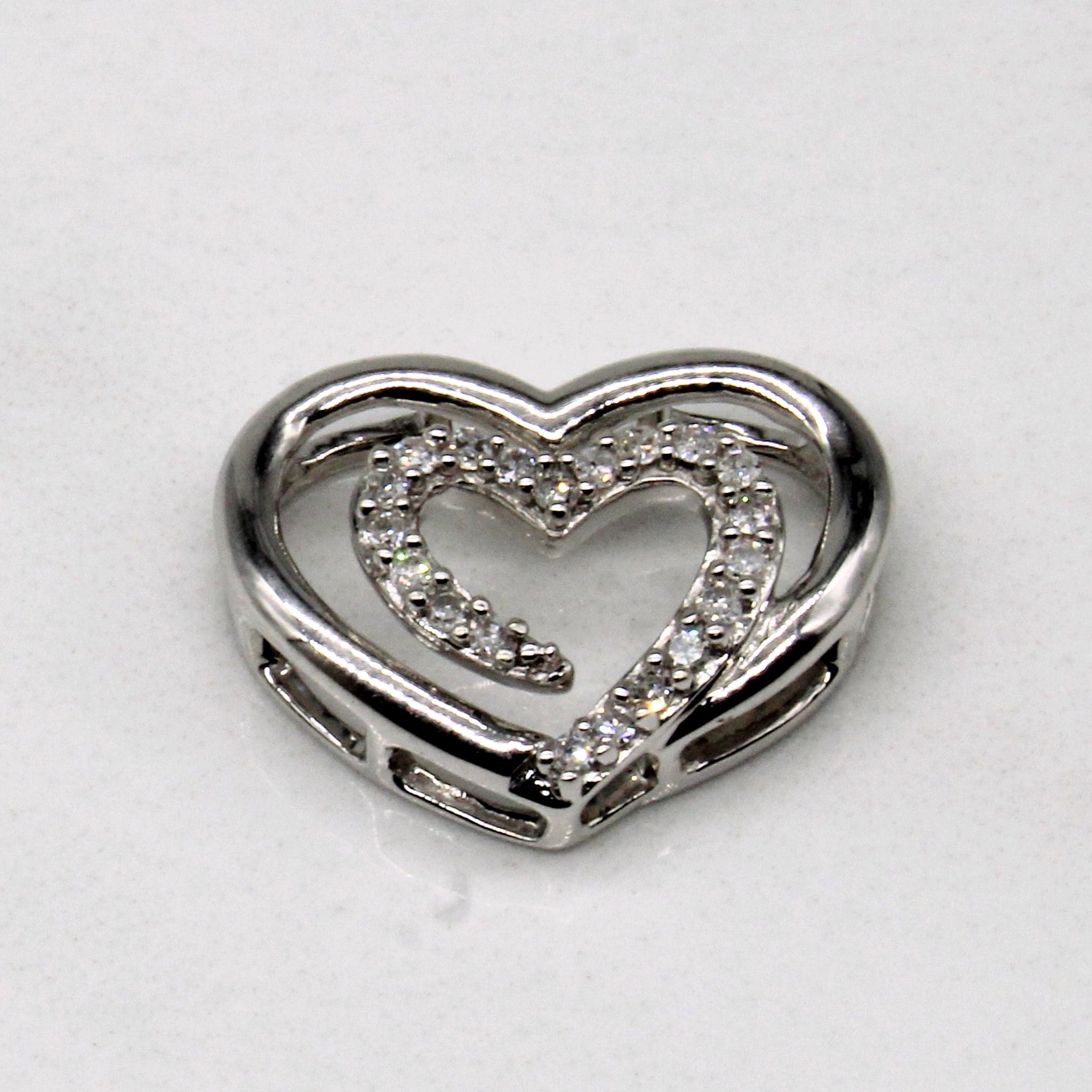 Diamond Heart Pendant | 0.10ctw |