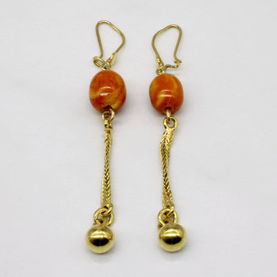 Amber Drop Earrings | 5.00ctw |