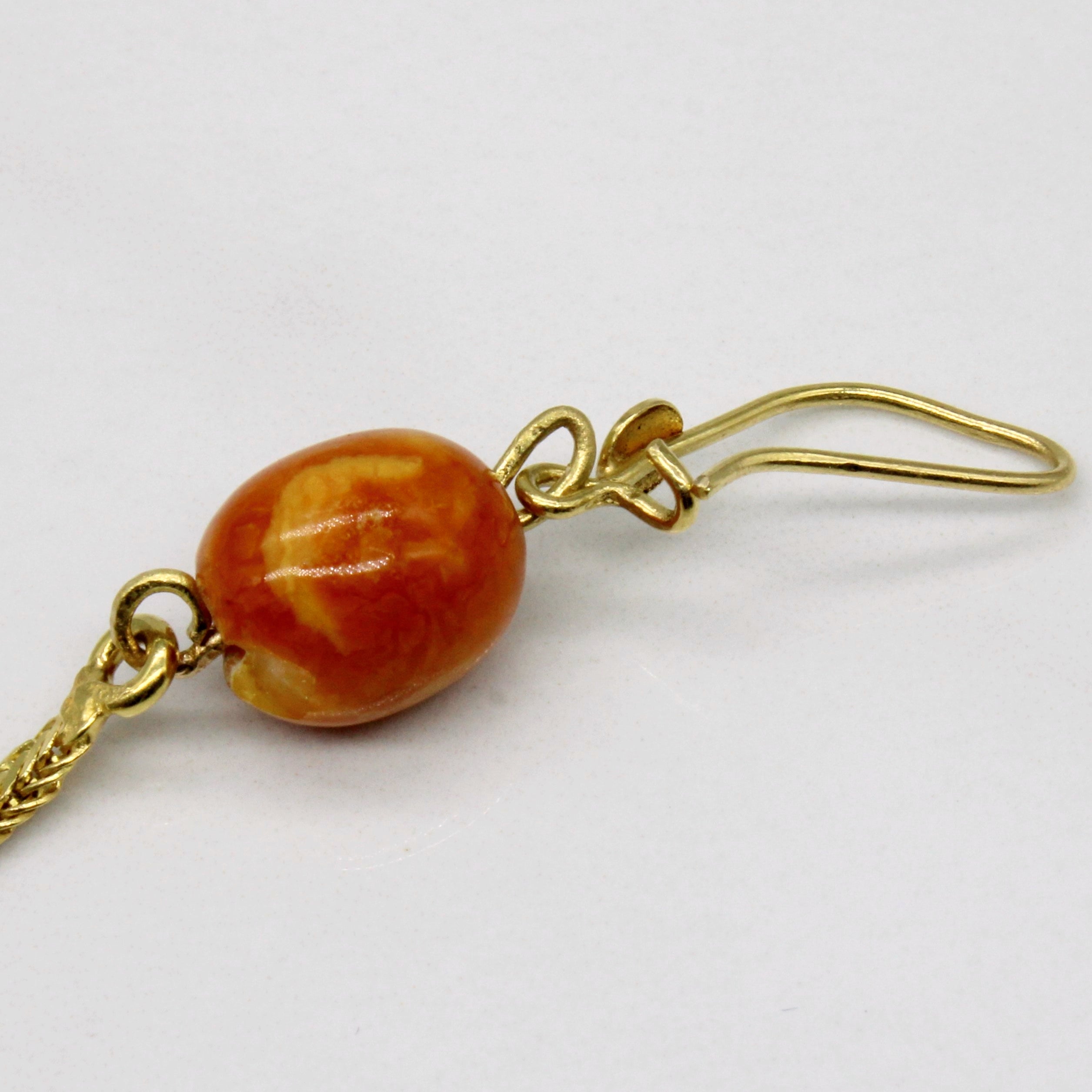 Amber Drop Earrings | 5.00ctw |