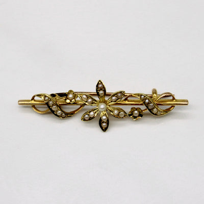 Pearl Flower Brooch