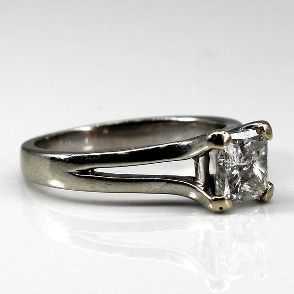 Solitaire Princess Diamond Ring | 1.24ct | SZ 7 |