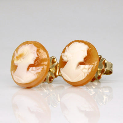Shell Cameo Earrings | 5.00ctw |