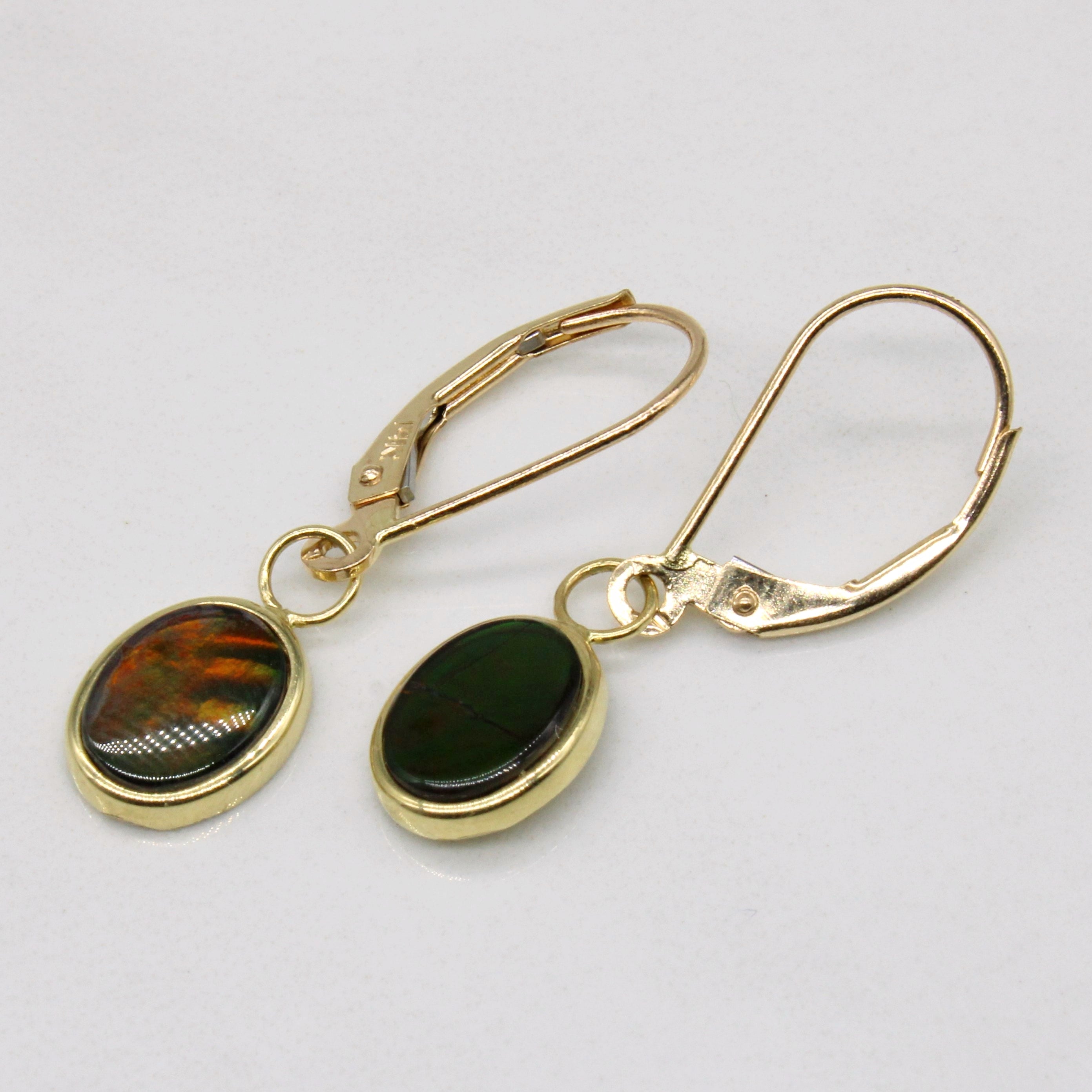 Triplet Ammolite Earrings | 1.00ctw |