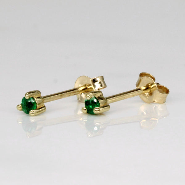 Emerald Earrings | 0.02ctw |