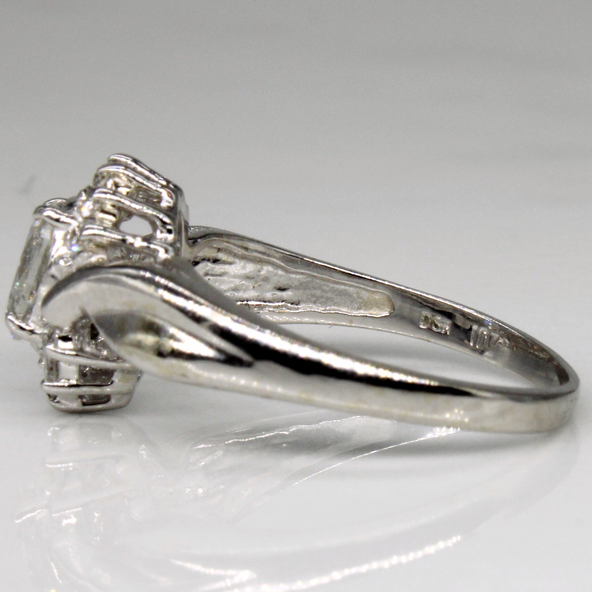 Pear Cut Diamond Engagement Ring | 0.56ctw | SZ 5.25 |