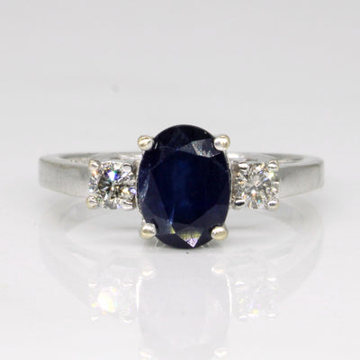 Sapphire & Diamond Cocktail Ring | 1.55ct, 0.22ctw | SZ 6.75 |