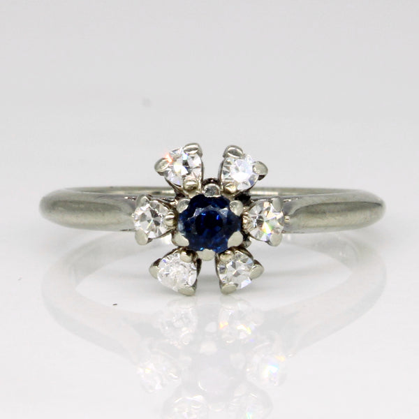 Diamond & Sapphire Ring | 0.15ctw, 0.13ct | SZ 5.5 |