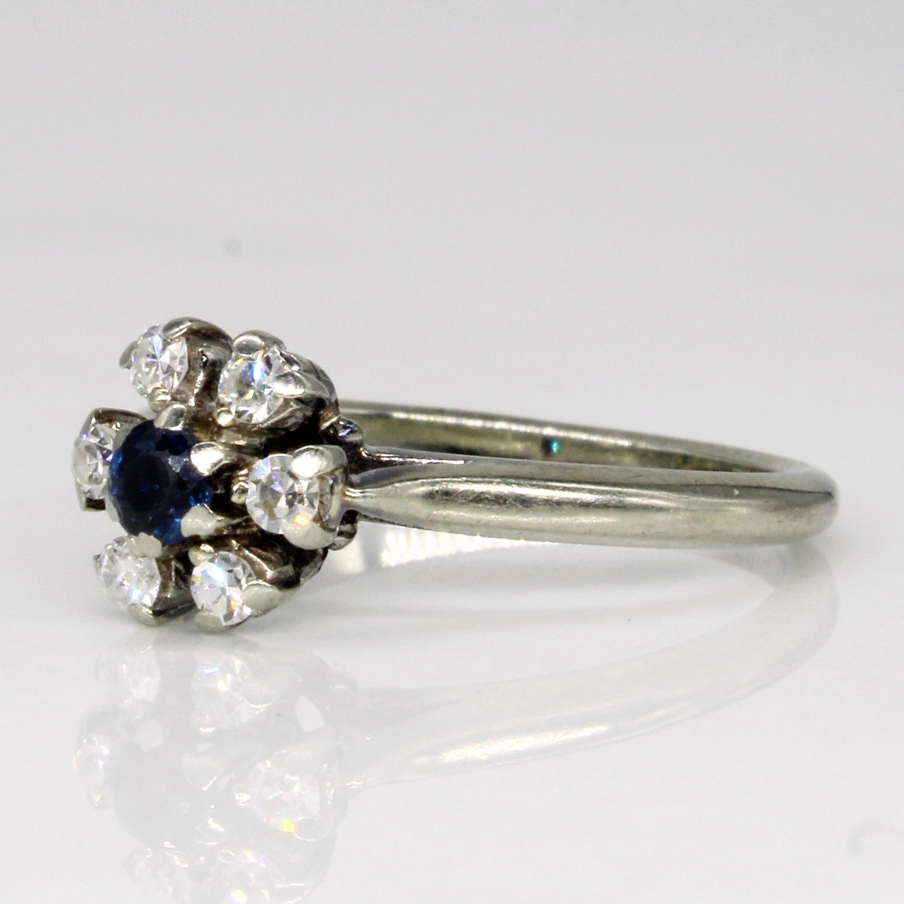 Diamond & Sapphire Ring | 0.15ctw, 0.13ct | SZ 5.5 |