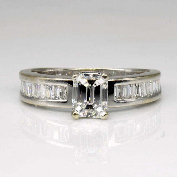 Emerald Cut Diamond Engagement Ring | 1.20ctw | SZ 6.25 |