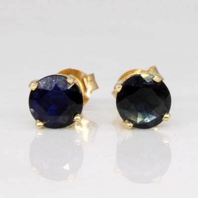 Sapphire Stud Earrings | 0.80ctw |