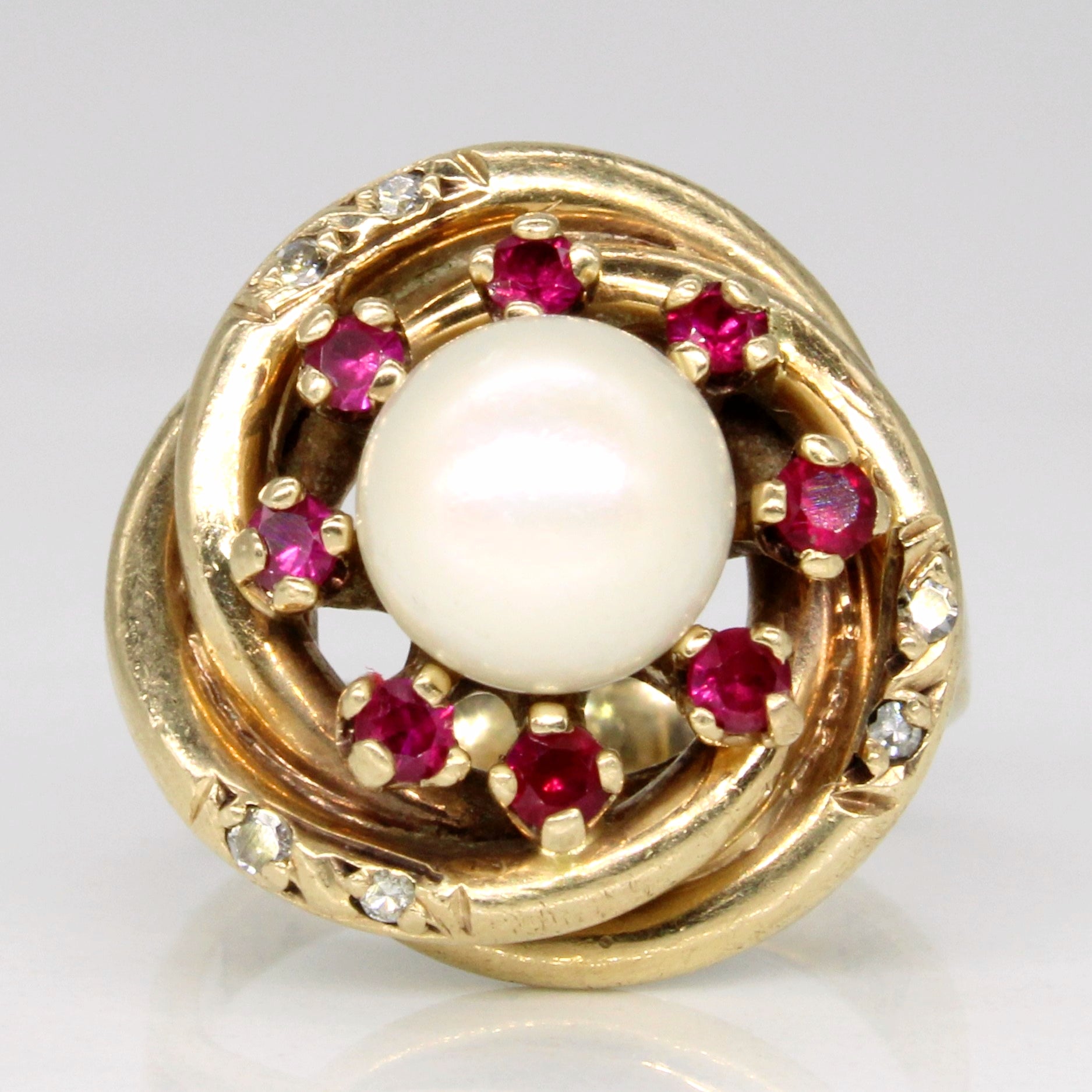 Multi Gem Cocktail Ring | 0.23ctw | SZ 4.5 |