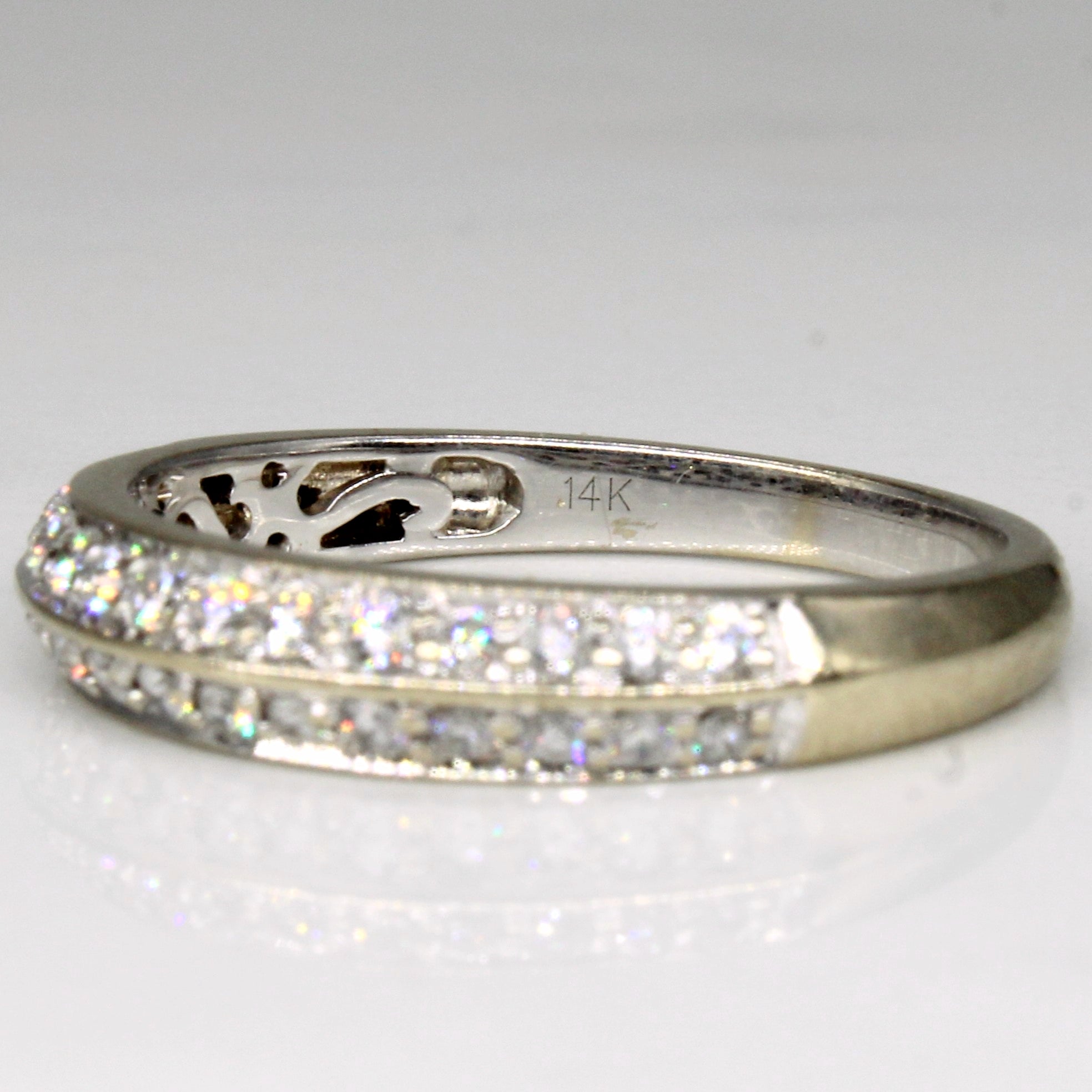 Bague en diamant | 0,30 ct | Taille 6,75 | 