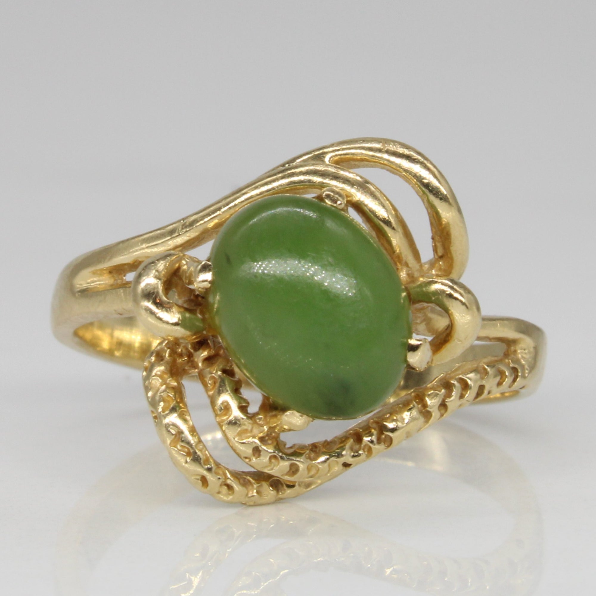 Nephrite Cocktail Ring | 2.00ct | SZ 6.25 |