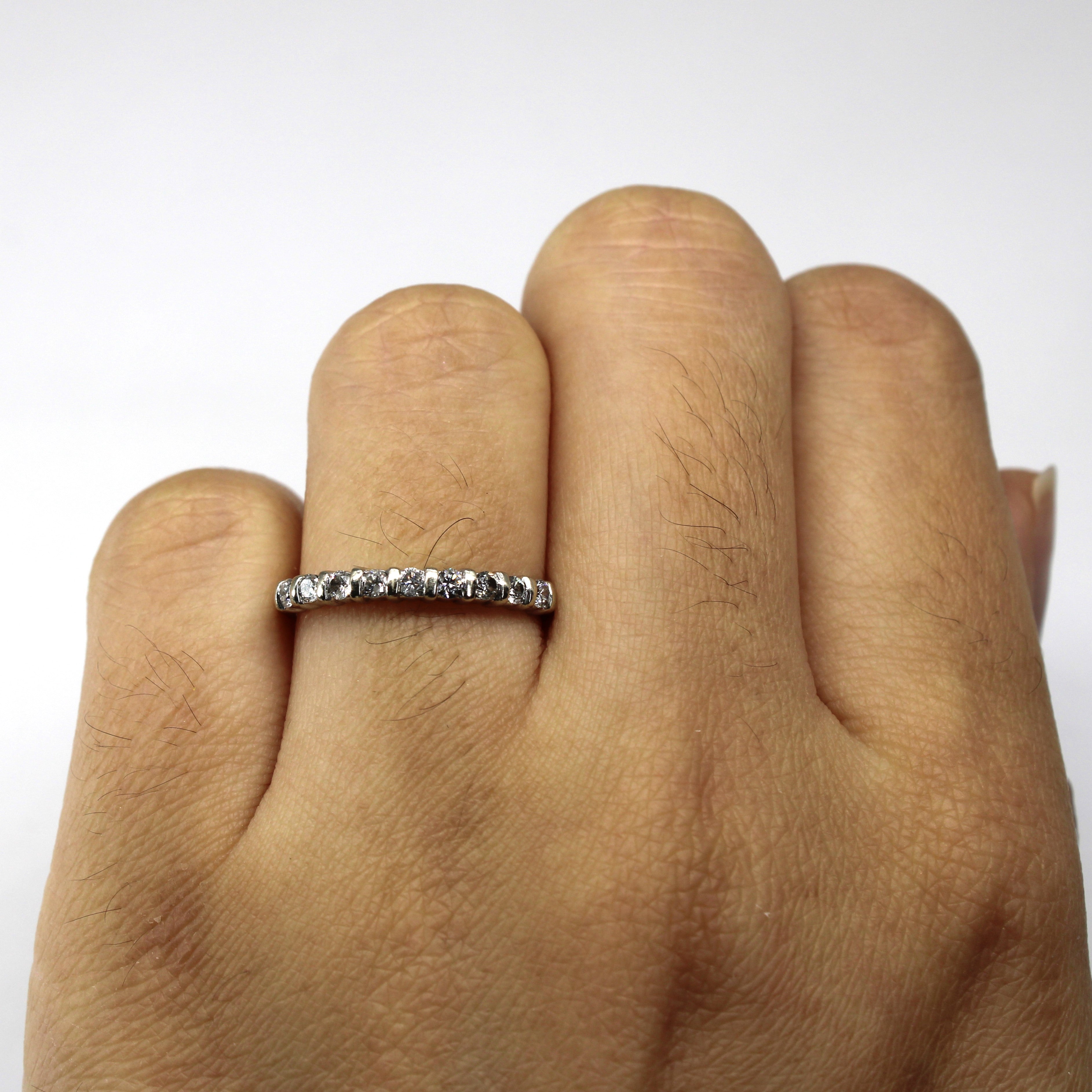 Diamond Semi Eternity Ring | 0.27ctw | SZ 5.5 |