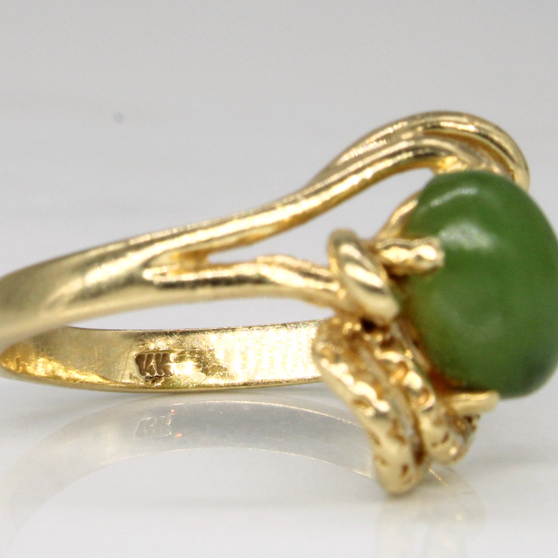 Nephrite Cocktail Ring | 2.00ct | SZ 6.25 |