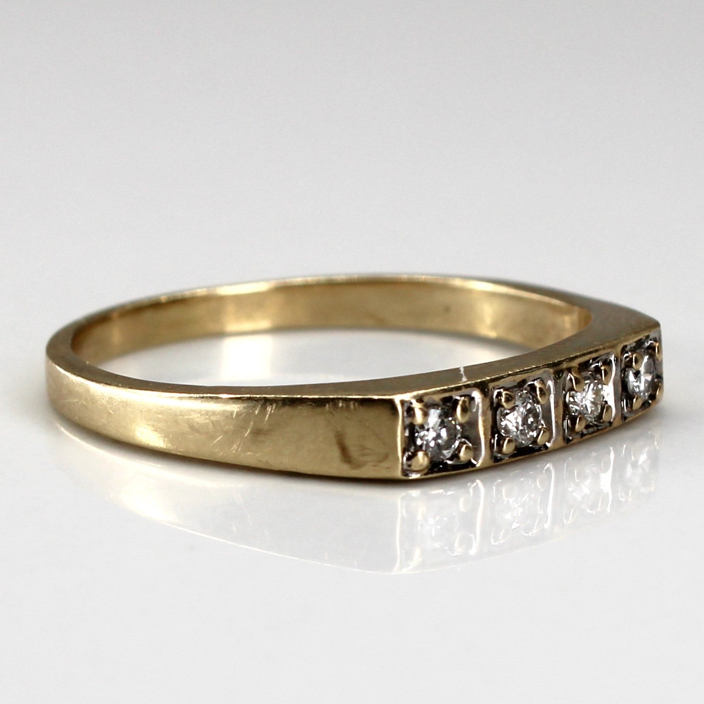 Four Stone Diamond Ring | 0.12ctw | SZ 7.75 |
