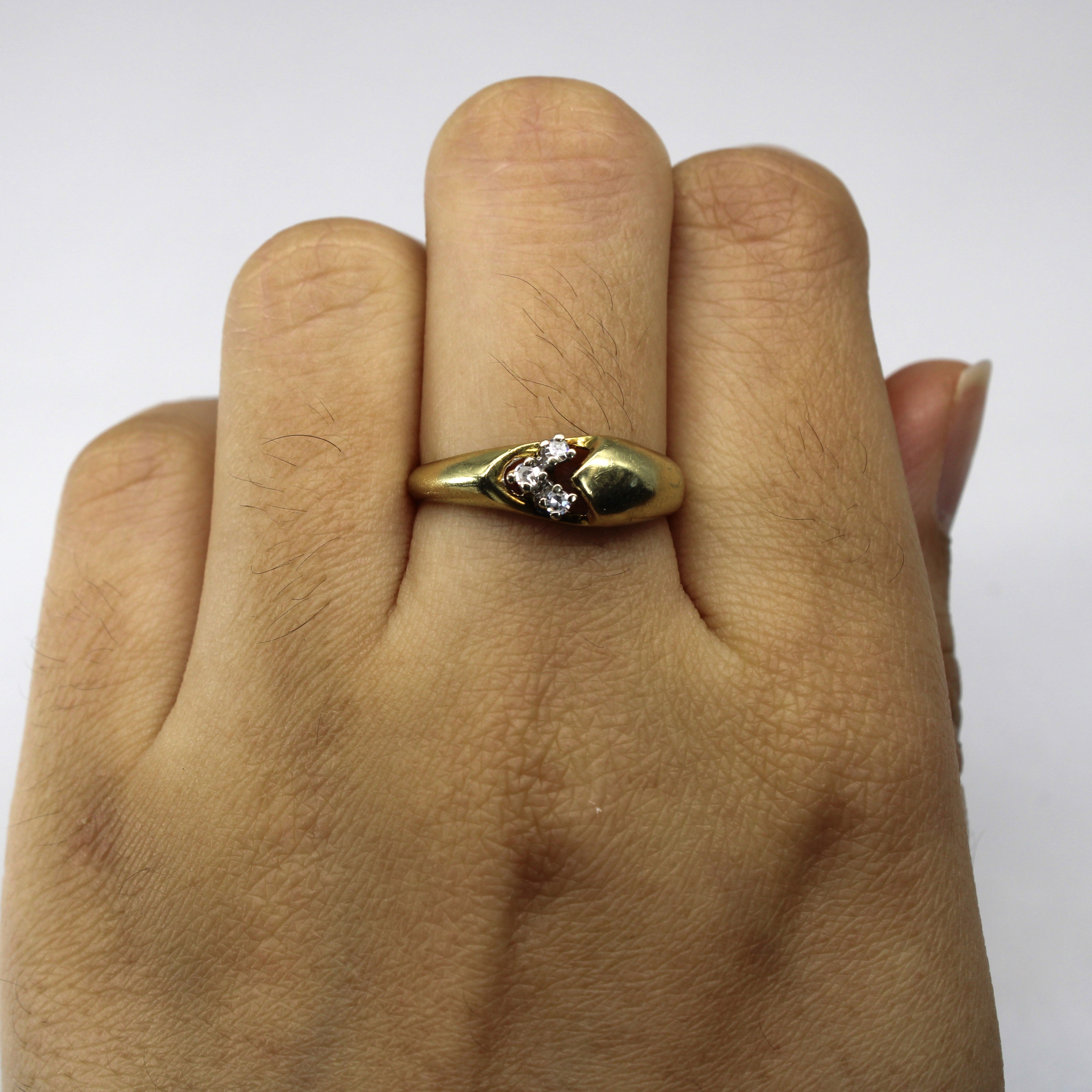 Prong Set Diamond Ring | 0.06ctw | SZ 7.5 |