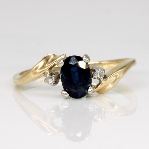 Sapphire & Diamond Ring | 0.70ct, 0.02ctw | SZ 5.75 |