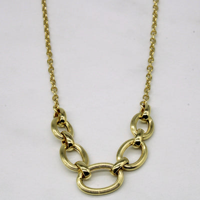 14k Yellow Gold Necklace | 18