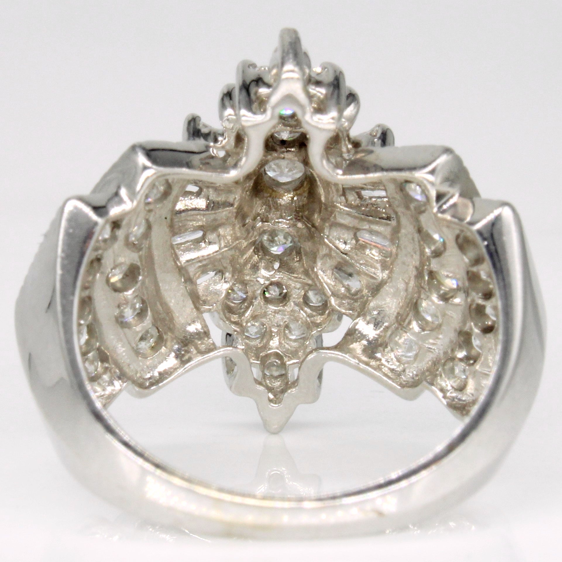 Diamond Cocktail Ring | 0.76ctw | SZ 5.75 |