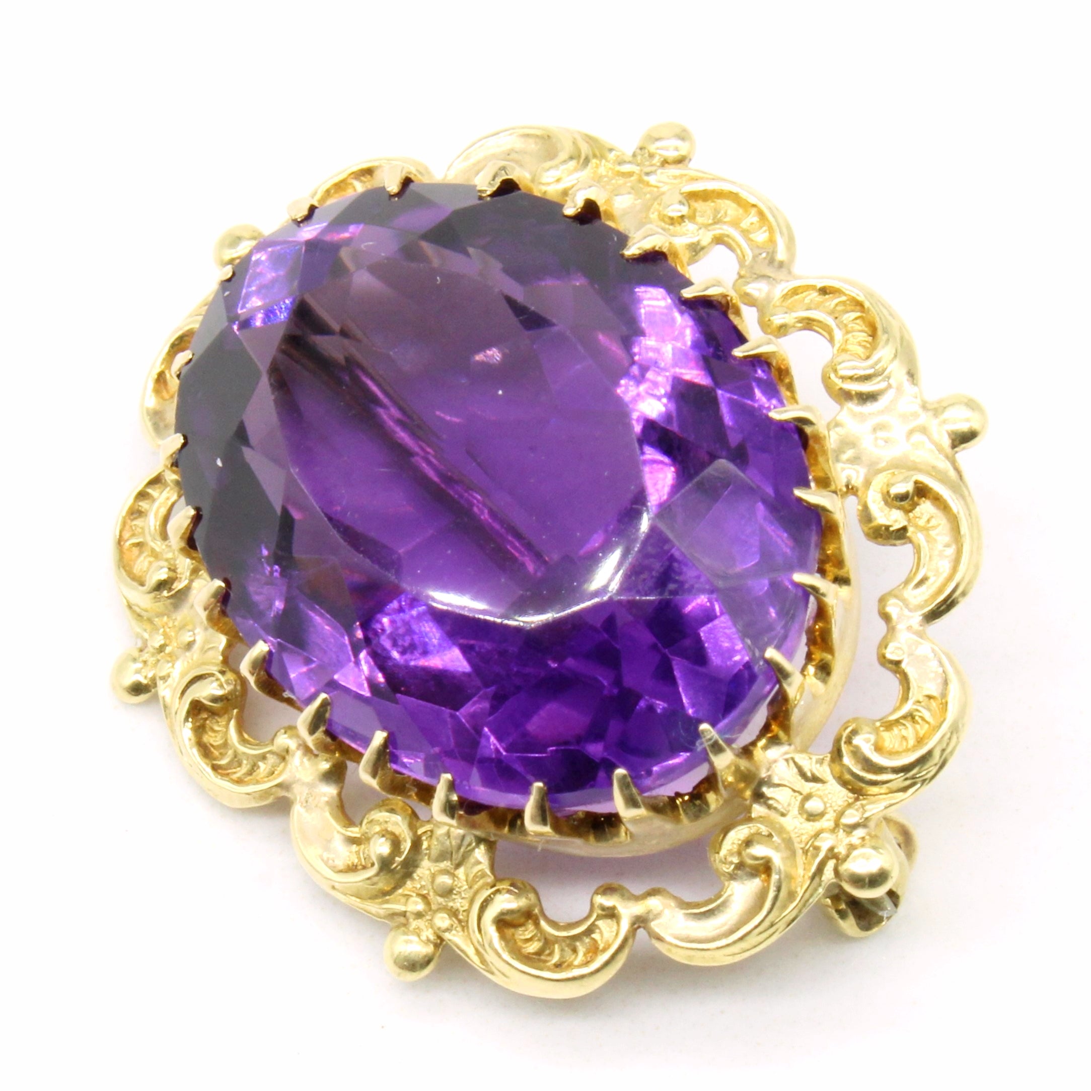 Broche en améthyste | 16,60 ct | 