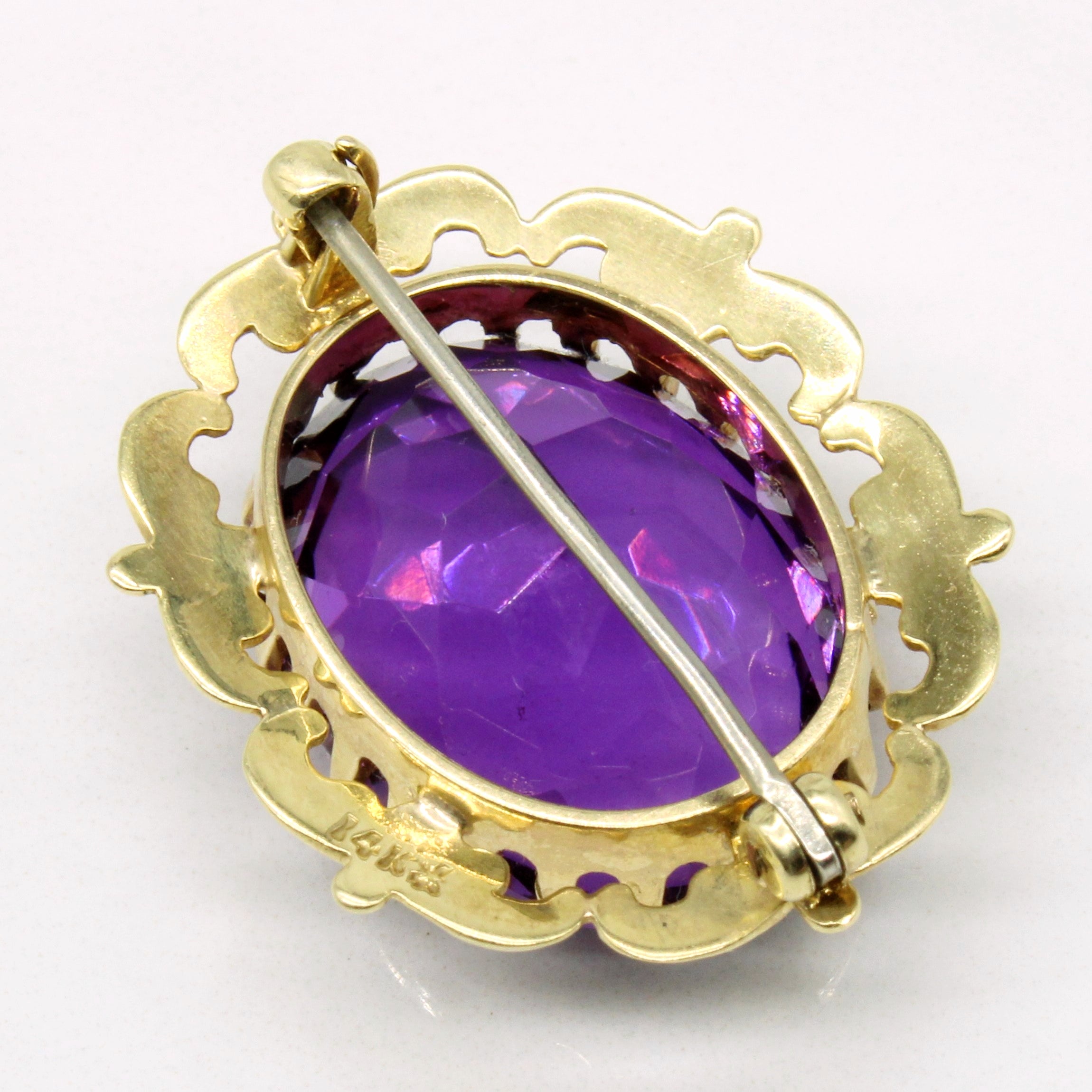 Broche en améthyste | 16,60 ct | 