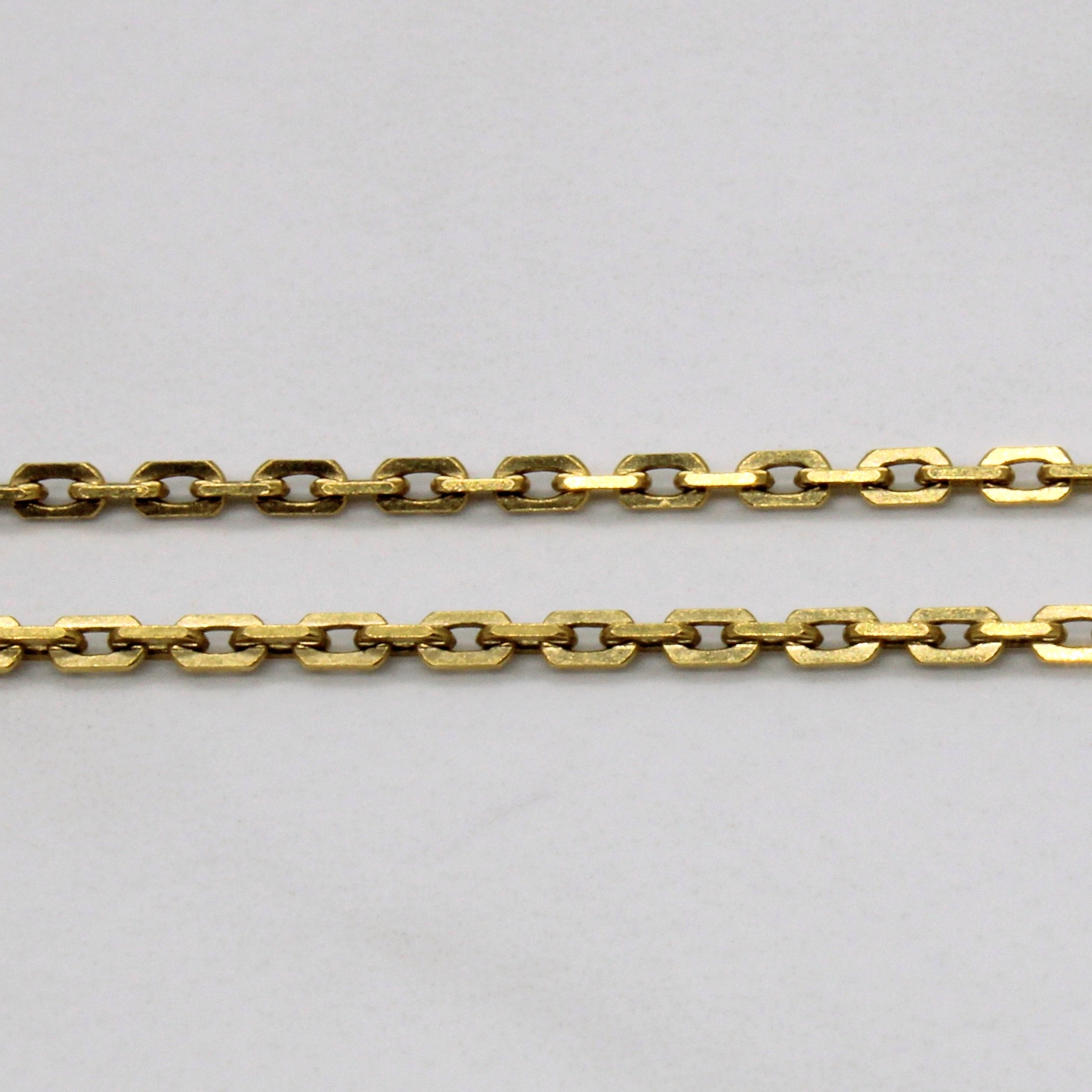 14k Yellow Gold Oval Link Chain | 18" |