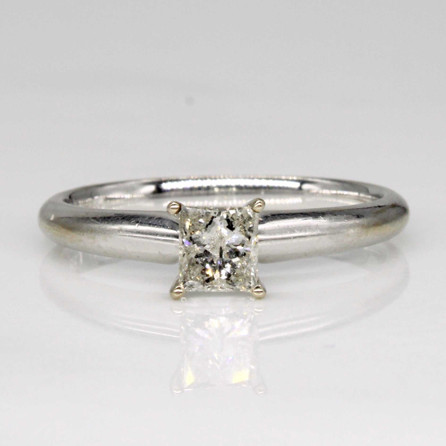 Princess Cut Diamond Ring | 0.41ct I2 H | SZ 6.75 |