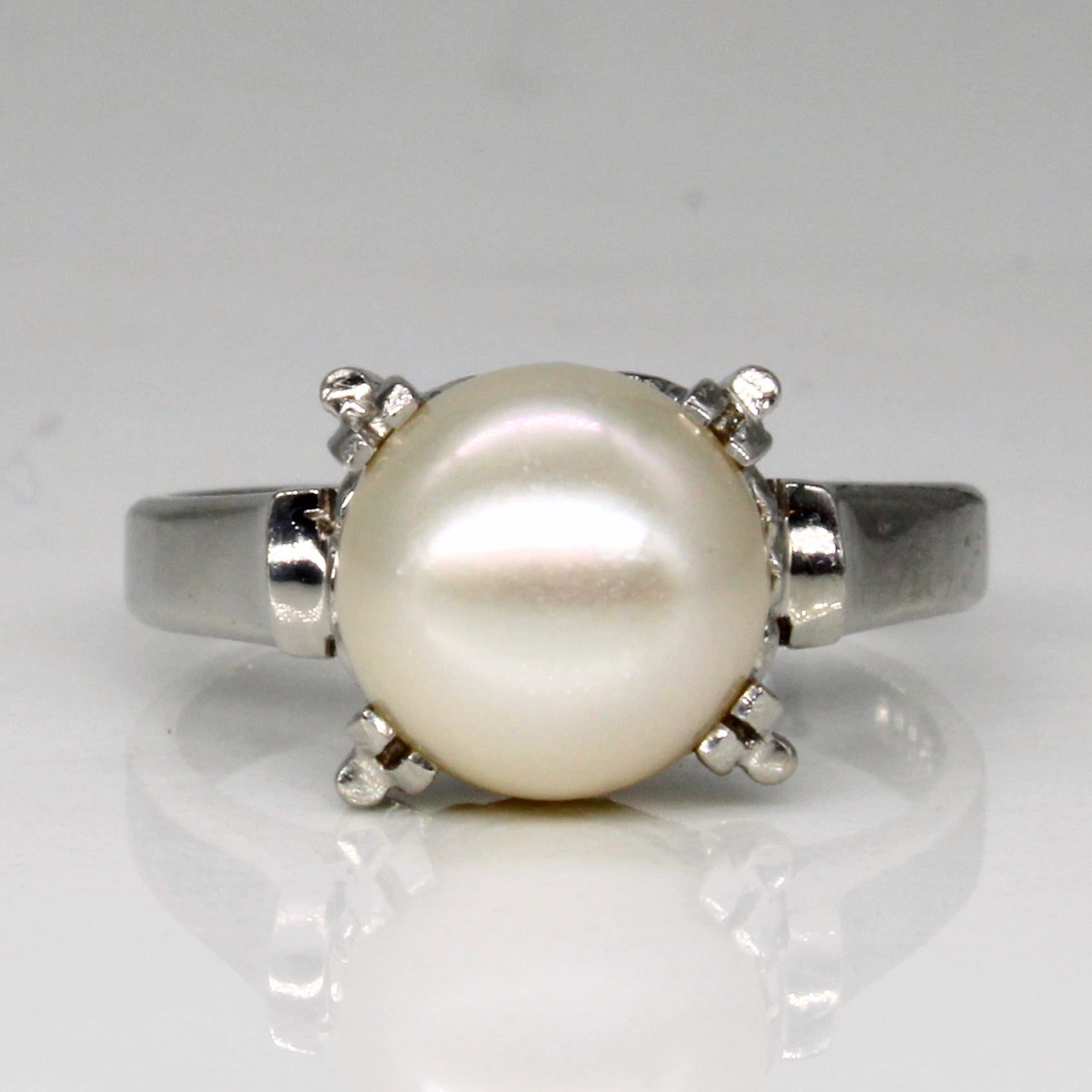 Pearl Cocktail Ring | SZ 4.25 |