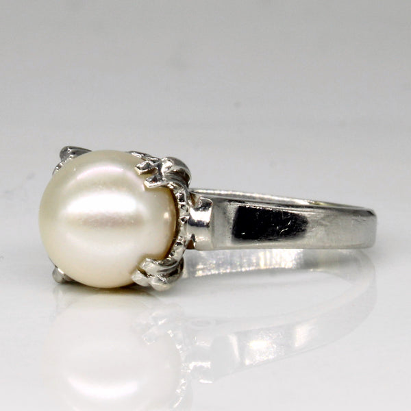 Pearl Cocktail Ring | SZ 4.25 |