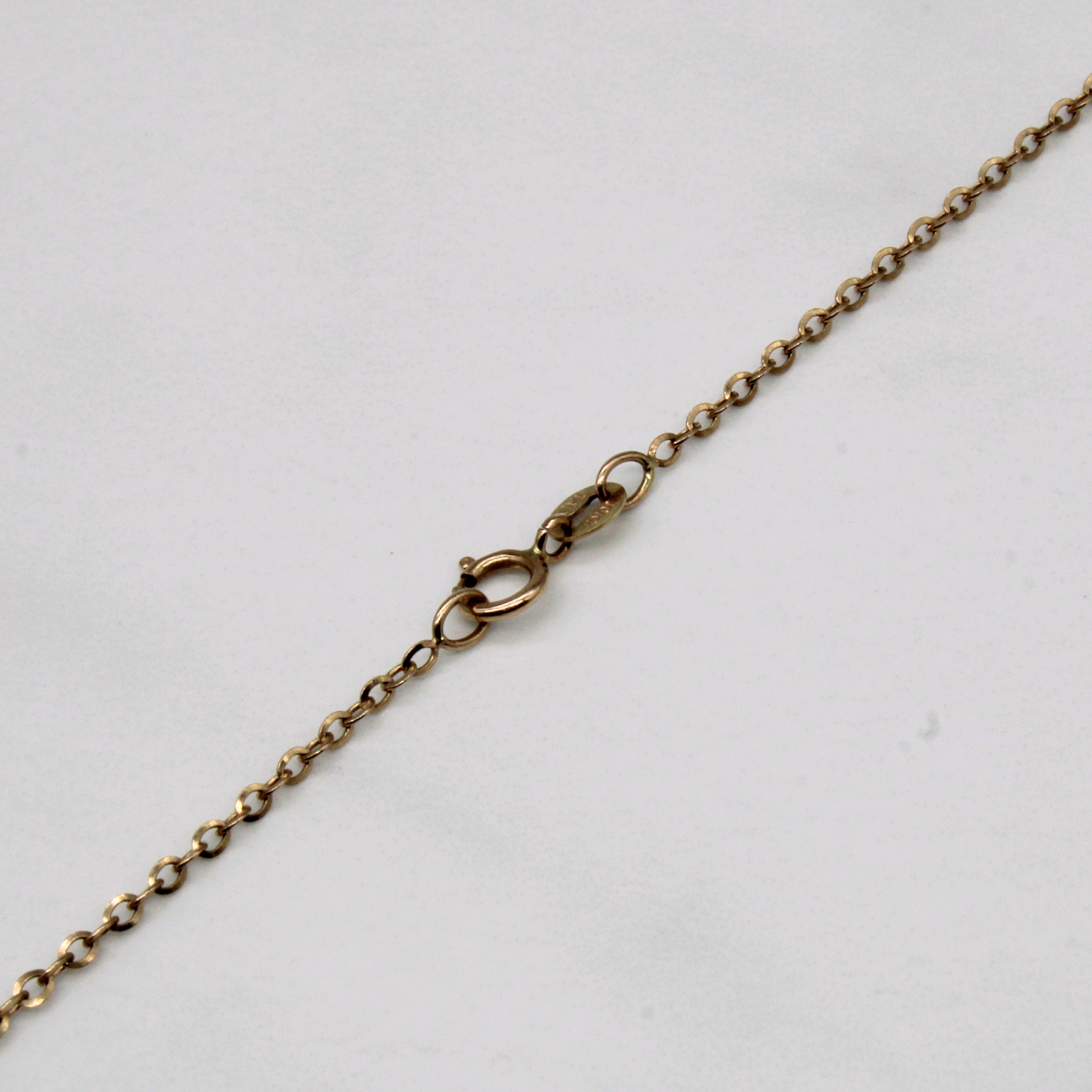 10k Yellow Gold Oval Link Chain | 22" |