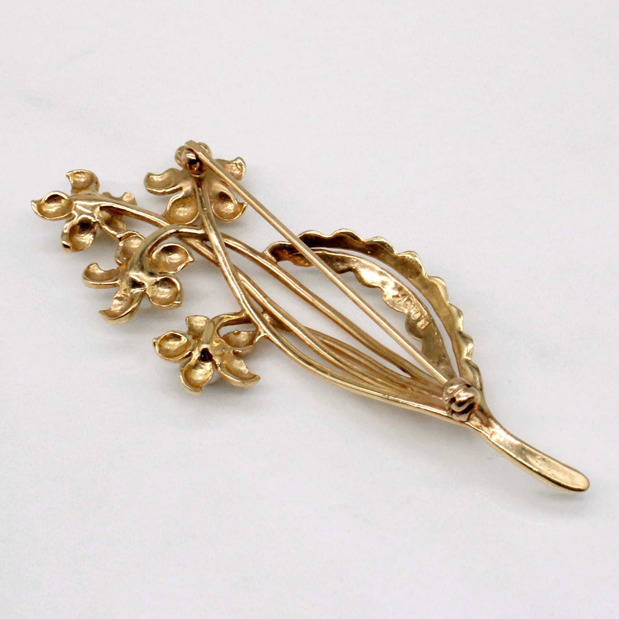 Pearl Floral Brooch