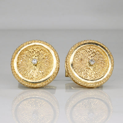 Diamond Cufflinks | 0.09ctw |