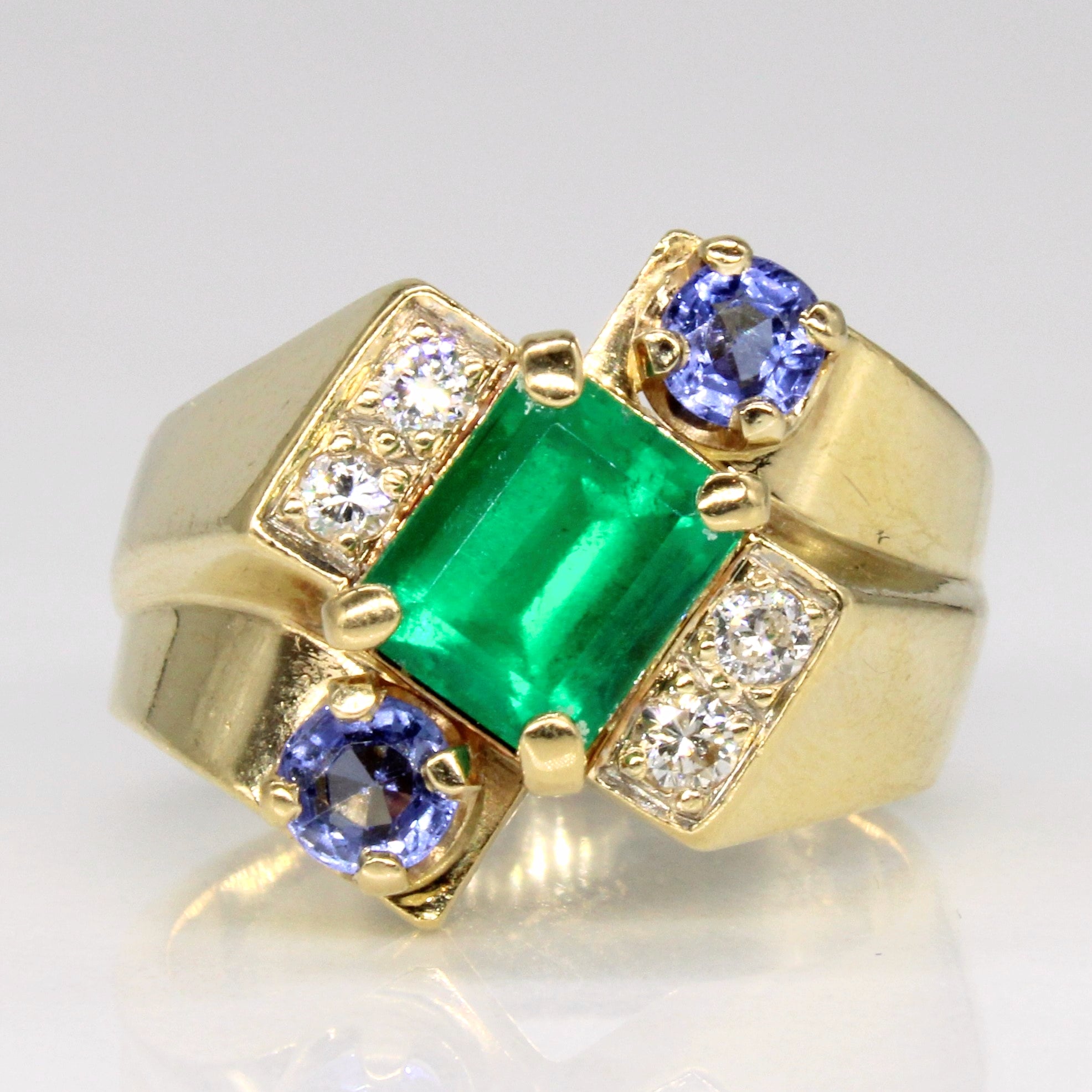 Multi Gem Cocktail Ring | 2.08ctw | SZ 6 |