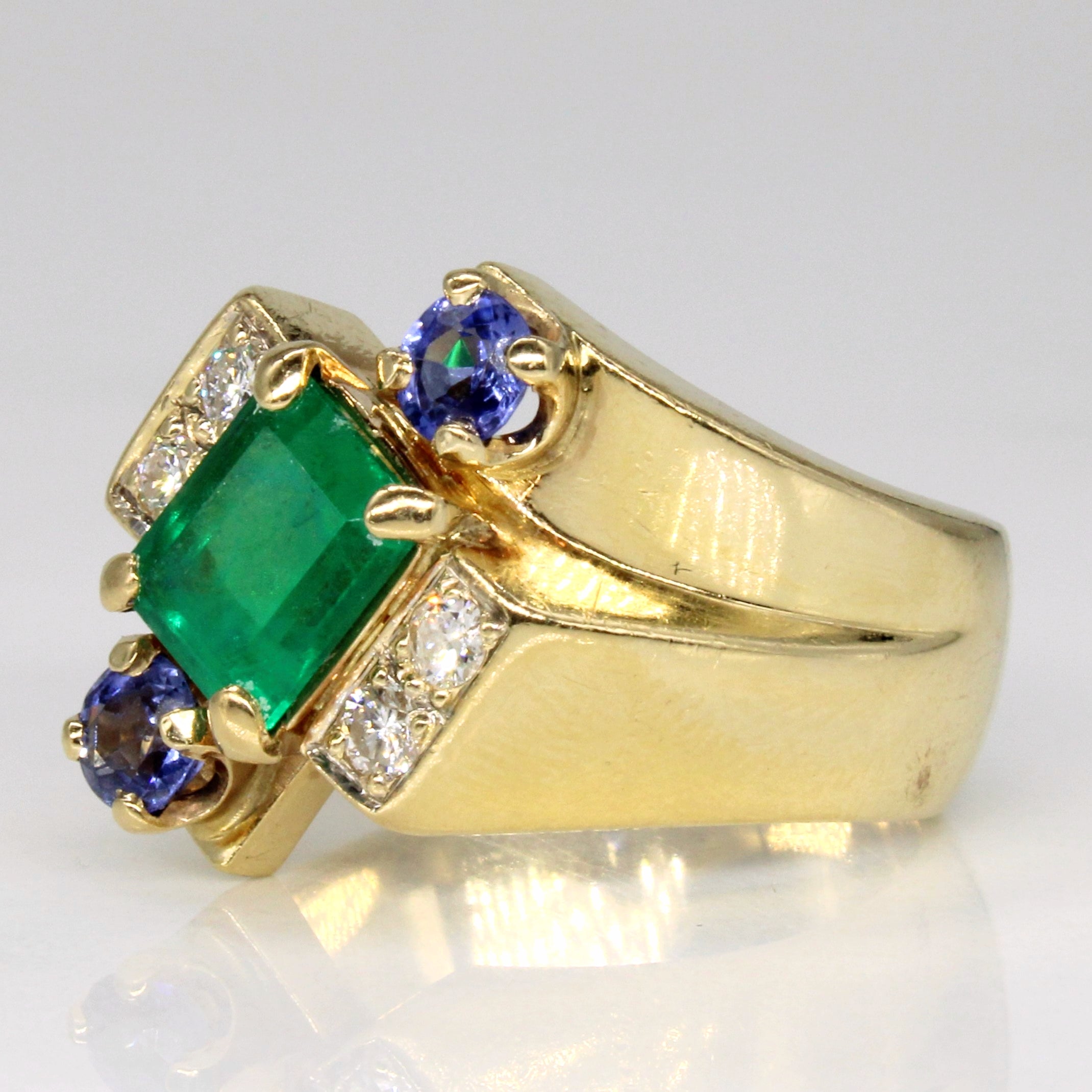 Multi Gem Cocktail Ring | 2.08ctw | SZ 6 |