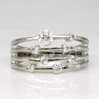 Diamond Cocktail Ring | 0.40ctw | SZ 7 |