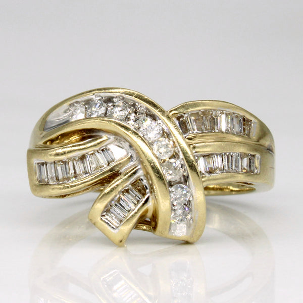 Diamond Knot Ring | 0.56ctw | SZ 7 |