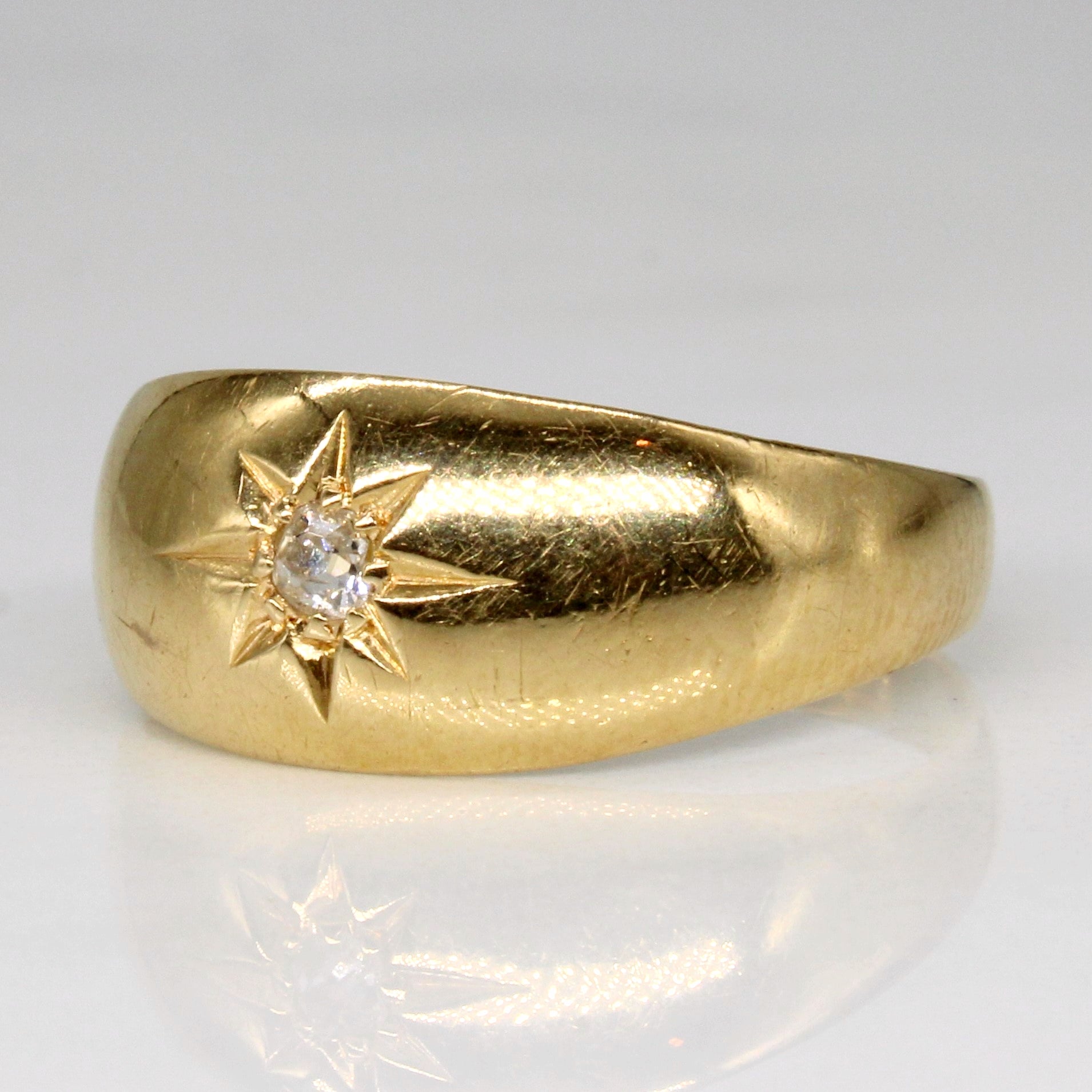 1909 Birmingham Diamond Starburst Ring | 0.06ct | SZ 5.25 |