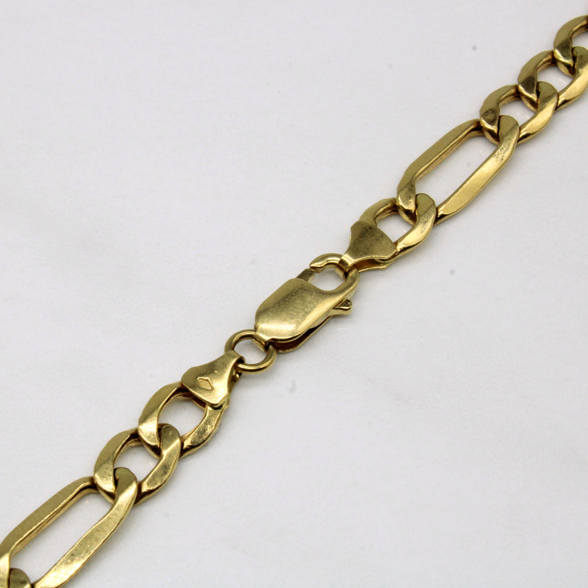 18k Yellow Gold Figaro Chain | 22